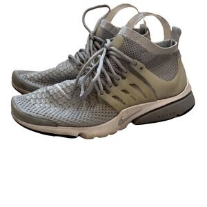 Nike Air Presto Ultra Flyknit Athleisure Mens 9 Wolf Grey Running 835570-002